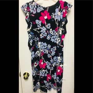 Kaari blue floral dress XS